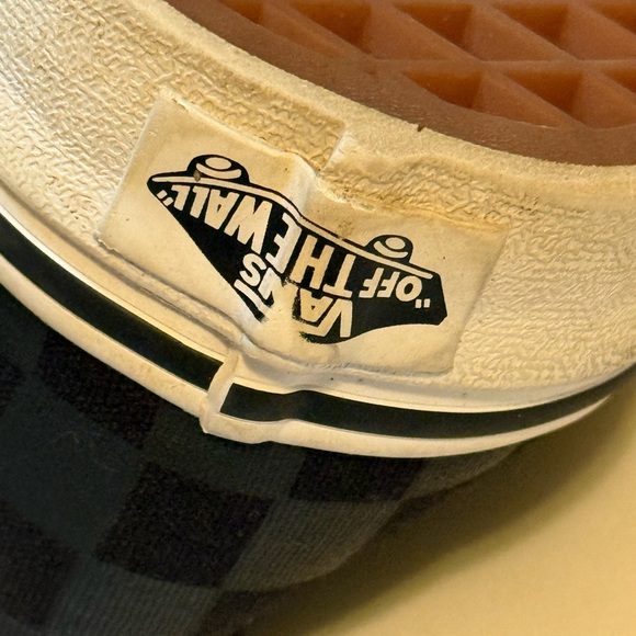 Vans Men's Black and Gray Checkered Sneakers - Picture 6 of 7